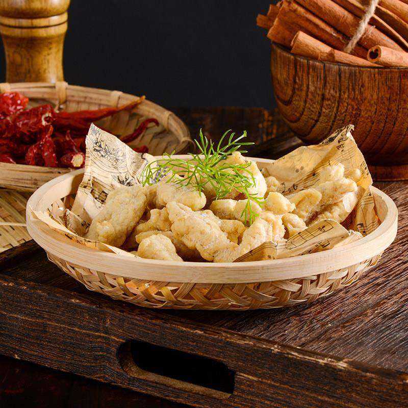 酥肉餐具重庆四川油炸小吃特色个性农家乐火锅竹木竹编筲箕菜盘子,餐饮具,盘,淘宝优惠券,粉丝福利购,淘宝优惠卷