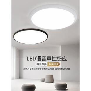 人工智能语音控制led遥控吸顶灯护眼卧室客厅声控节能特亮照明灯