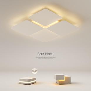 燈具 光創意主臥室燈簡約現代led吸頂燈客廳燈餐廳房間2024新款