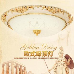 金色房间灯水晶玻璃银色走廊灯过道阳台灯具 led吸顶灯卧室灯欧式