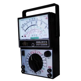 金川指针式万用表MF47-6外磁多用表电压电阻电流多用电工表维修表