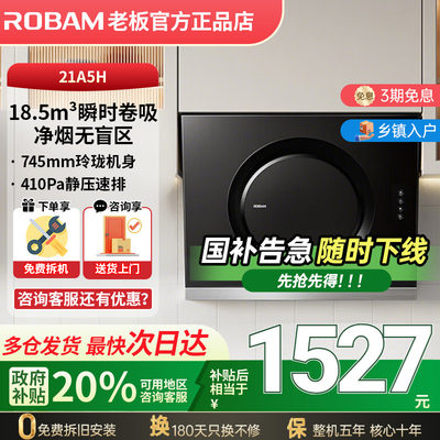 老板油烟机大吸力侧吸小型家用