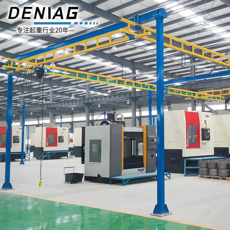 江苏厂家组合式轻小型起重0.5T1T轨道KBK起重机轻型装备