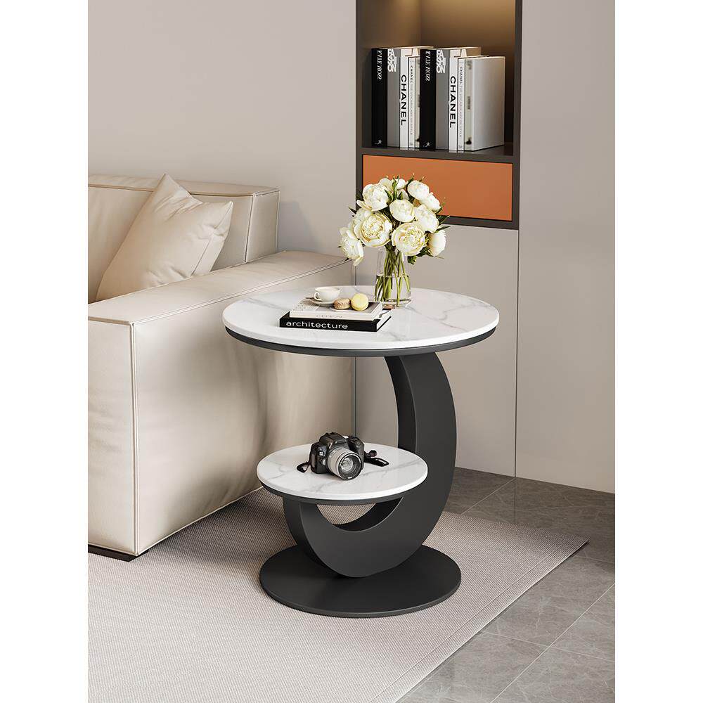 客厅沙发岩板边几小桌子网红边桌床边小茶几简约现代创意置物桌