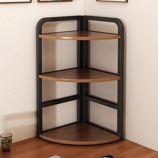 厨房转角置物架台面角落三角架家用墙角调味品收纳层架多层调味罐