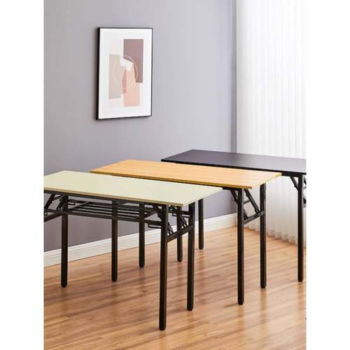 简易折叠桌子培训桌长方形户外便携学习书桌会议长条桌餐桌可折叠