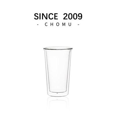 双层咖啡杯食品级高硼硅玻璃冰美式拿铁耐高温隔热透明家用水杯子