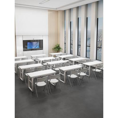 简易长方形办公桌会议长条培训桌长桌餐桌简约课桌椅组合学习桌子