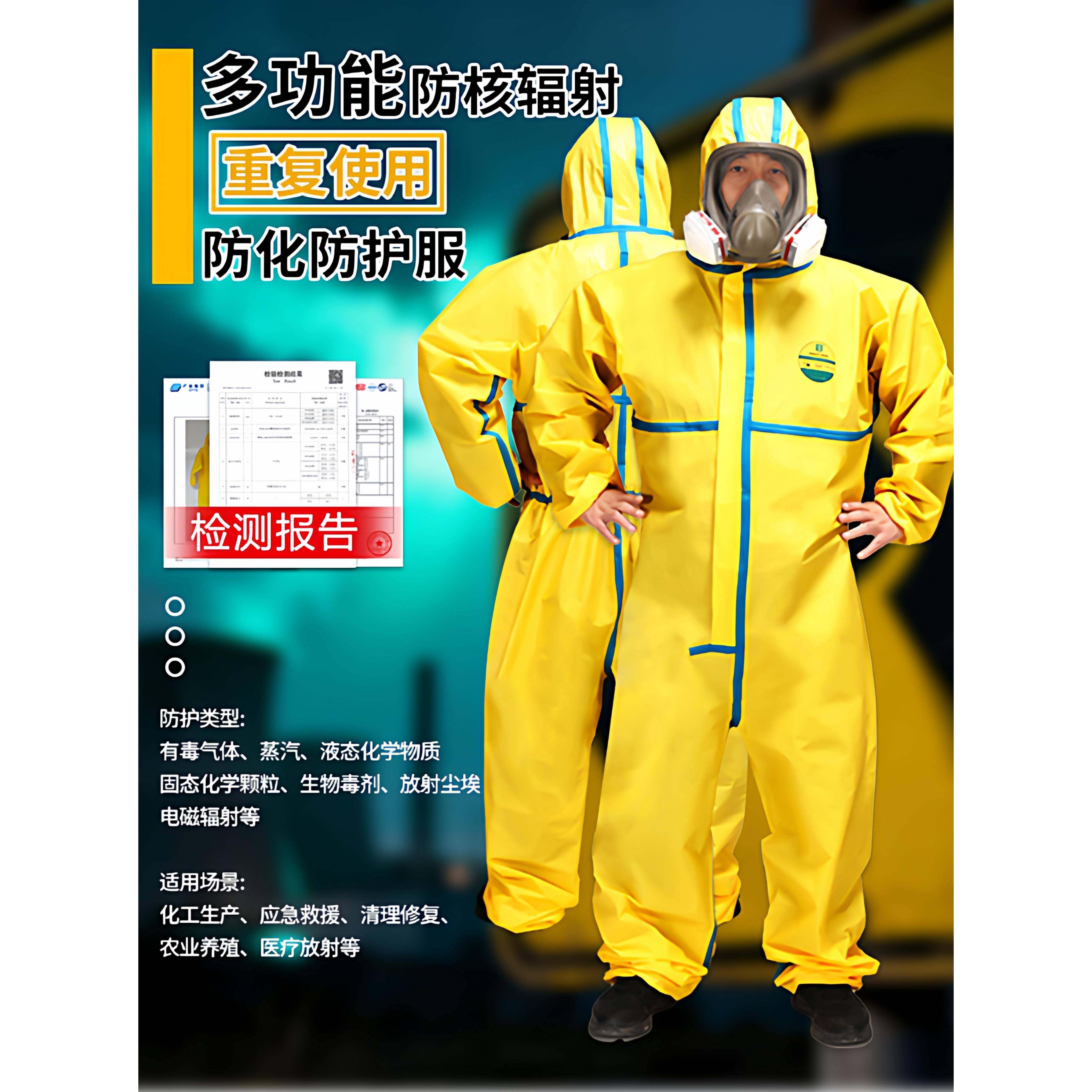 防护生化服防毒面具手套鞋核辐射颗粒全套装备耐酸碱连体工作服,居家日用,防护服,淘宝优惠券,粉丝福利购,淘宝优惠卷