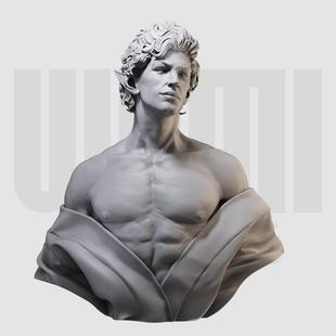 1/10 阿斯代伦 博德之门3 游戏 16比例GK树脂白模手办模型 1040