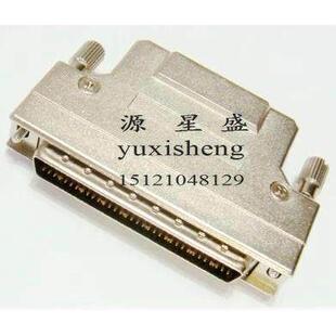 高品质SCSI 68针 HDB68P DB68芯焊线公头 铁壳螺丝弹片 接插件