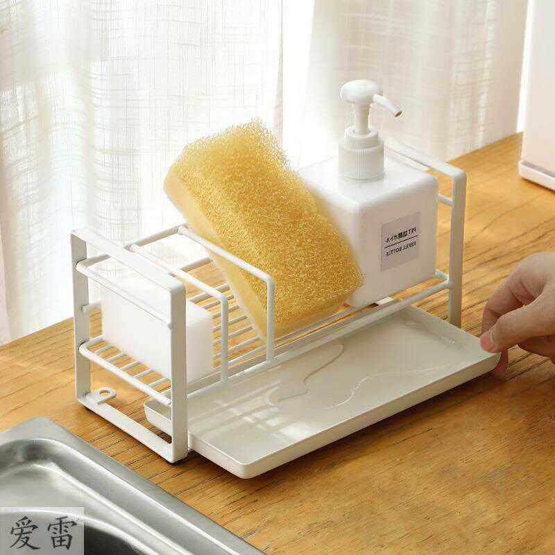 水槽沥水置物架厨房用品水池上方台面收纳洗碗池抹布挂架海绵架子,厨房/烹饪用具,抹布架/厨房清洁收纳架,淘宝优惠券,粉丝福利购,淘宝优惠卷