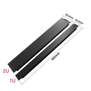 免螺丝1U加厚塑胶卡扣盲板免工具机箱散热板机柜图腾机柜用假面板