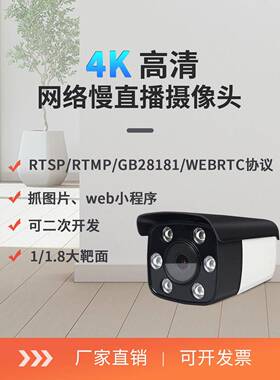 800万高清4K网络摄像头rtsp/rtmp/GB28181推流摄像机api二次开发