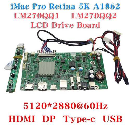 全新5K驱动板JRY-W9CUHD-AA1 typec LM270QQ1-SDA2/C1 5K60HZ