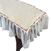 善行乐 防尘盖布蕾丝加棉印花罩加厚防尘罩古筝配件 琴罩古筝罩