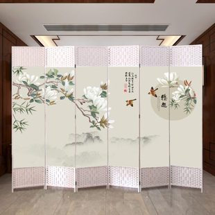 屏风隔断简约现代客厅可折叠移动推拉卧室遮挡小户型进门玄关家用