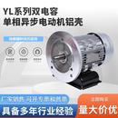 YL系列双电容单相异步电动机铝壳220V家用马达两相电机立式 卧式