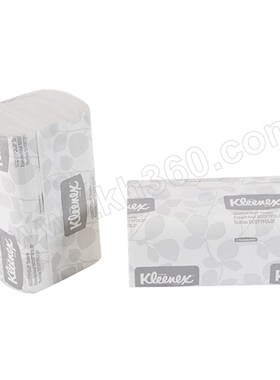 金佰利擦手纸13253三折叠式擦手纸120抽厨房擦手纸商W用纸25包整