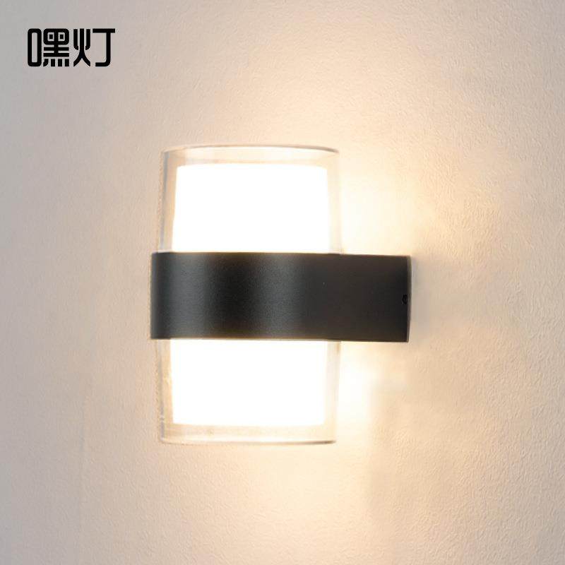 创意酒店过道客厅卧室楼梯走廊床头壁灯 简约现代户外防水led壁灯