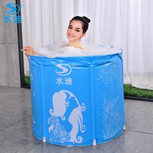 大人泡澡浴桶家用可折叠浴缸洗澡浴盆双人加大号情侣浴池加厚特价