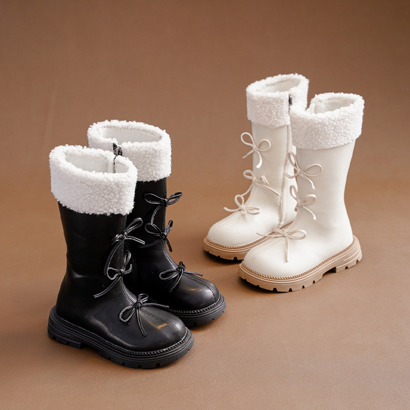 真皮女童鞋公主长筒长靴2025秋冬季新款儿童高筒加绒英伦洋气皮靴,童鞋/婴儿鞋/亲子鞋,皮靴,淘宝优惠券,粉丝福利购,淘宝优惠卷