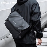 CAVLSLKCAT斜挎包男士休閑單肩包