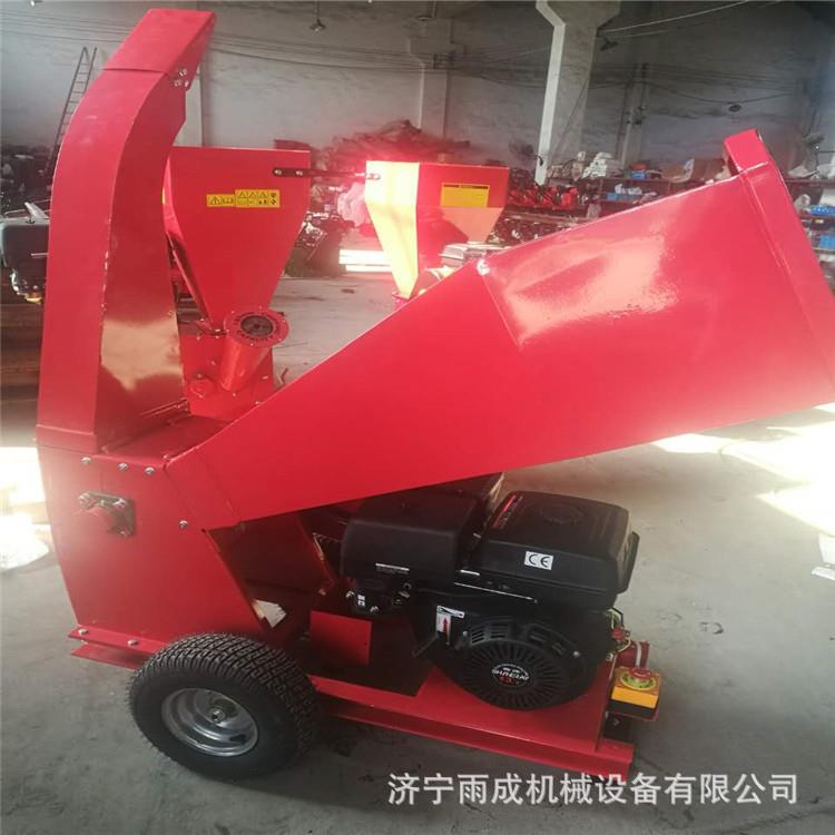 移动式树枝粉碎机园林碎枝机刀盘式家用碎枝机碎叶机图片