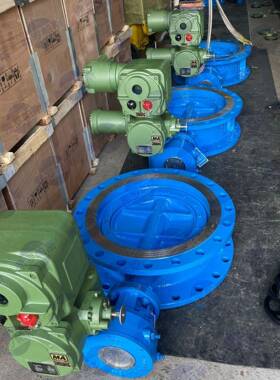 MD943H-16C-DN800矿用水泵房电动瓦斯蝶阀阀体铸钢带MA防爆证