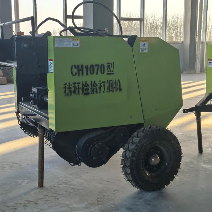 小麦秸秆打捆机圆捆捡拾打捆机稻草秸秆打捆机源头生产厂家