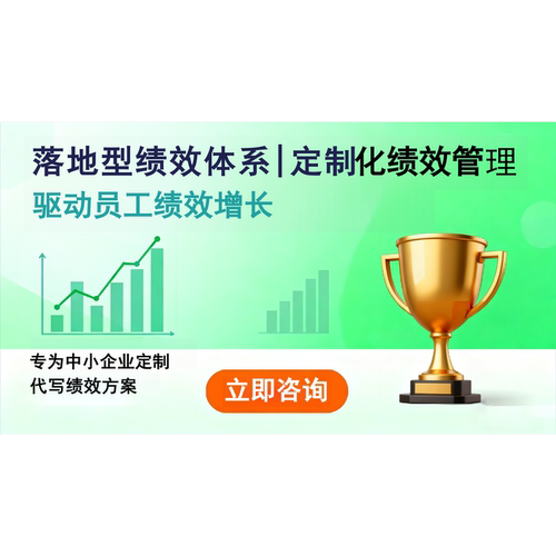 企业人力资源体系搭建/定制化薪酬绩效设计/提升组织人效落地陪跑