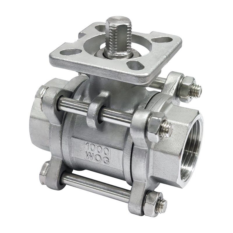 304不锈钢球阀高平台三片式阀门内螺纹丝口扣DN15/20Q611F-16P3PC