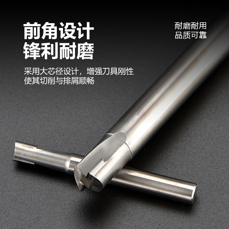 PCD铣刀球头金刚石铝用高光洁球刀单双刃R0.5R0.75R1R1.5R2R3R4R5