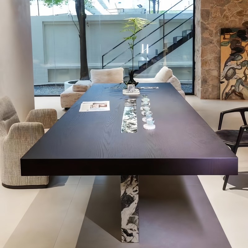 艺品2024新款高端实木茶台白蜡木泡茶桌现代轻奢办公室家用茶台