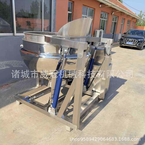 304不锈钢加电备热翻框卤煮锅肉 河间PIL驴大型煮肉设 熟食店卤煮