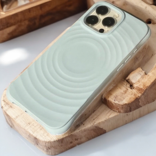 潮流壳波漾磁吸液态硅胶手机壳