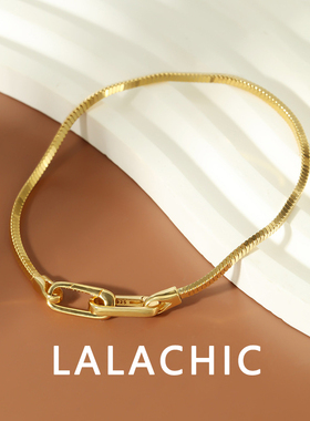 925纯银轻奢高级感手链女生小众蛇骨链万能扣首饰时尚ins手饰