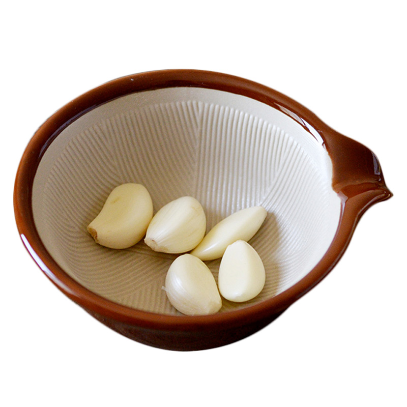 象有秘密 日式陶瓷研磨碗厨房捣碎神器捣蒜器蒜泥碾磨芝麻研磨器