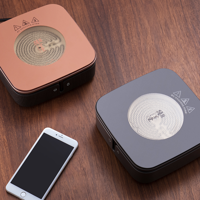 德茗堂猫二代迷你电陶炉茶炉铁壶烧水煮茶电磁炉电热炉光波炉