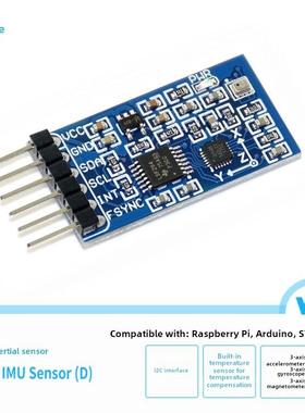 微雪 ICM20948 BMP280 10轴传感器 加速度/陀螺仪/磁力计导航模块