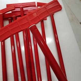 迎亲队伍红色手举杆结婚迎亲道具可夹KT板中式迎亲手举牌杆道具