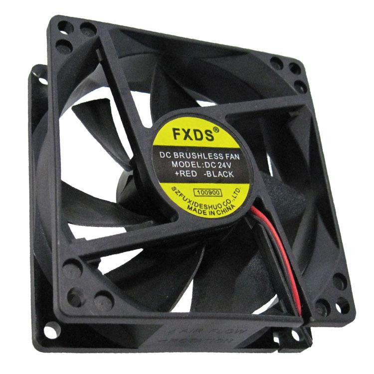 全新FXDS DC12V DC24V 6-12CM机箱静音变频电焊散热风扇 多规格可