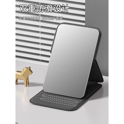 小镜子便携化妆镜旅游可折叠手持补妆镜学生宿舍折叠镜迷你随身镜