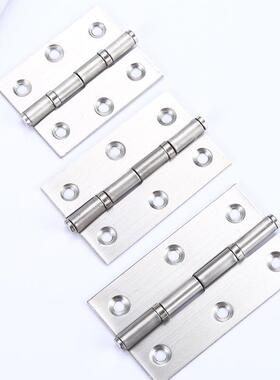 10元起包邮）两轴承小合页不锈钢234.5寸平开铰链百叶窗门小箱柜