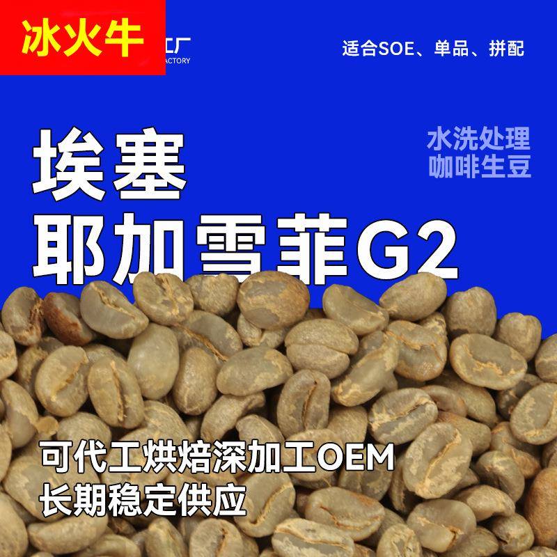 埃塞耶加雪菲G2水洗咖啡生豆茉莉花柑橘果汁甜精选高品质精品1kg