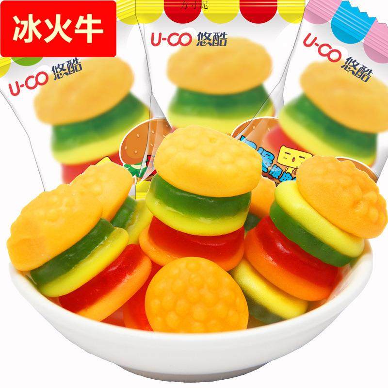 橡皮糖汉堡糖软糖散称糖果糖零食大礼包儿童食品500g/100g厂,零食/坚果/特产,传统糖果,淘宝优惠券,粉丝福利购,淘宝优惠卷