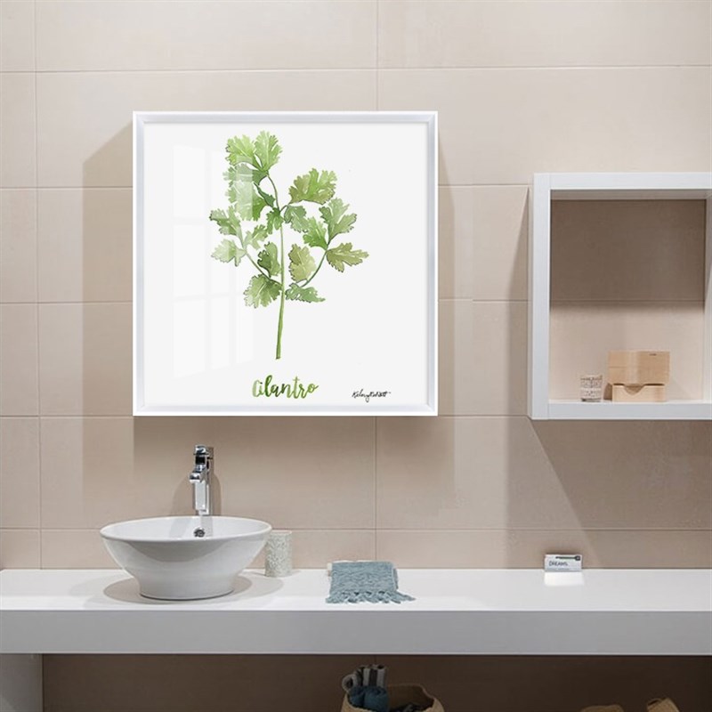 北欧绿植卫生间厕所装饰画厨房餐厅现代简约小清新花卉浴室小挂画图片