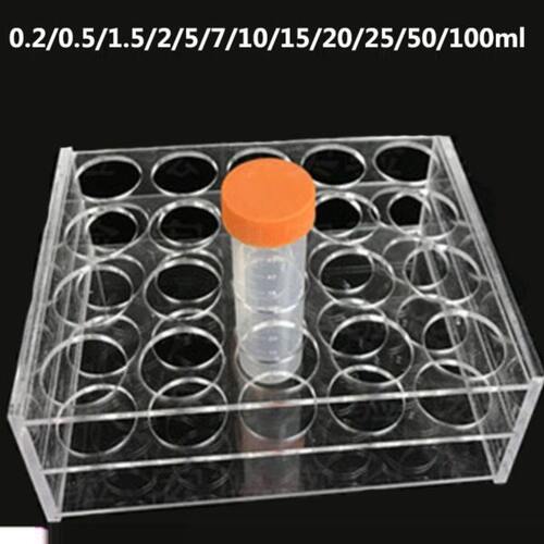 亚克力离心管架1.5 2 5 7 10 15 20 25 50 100ml孔有机玻璃试管架