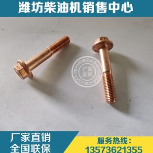 潍柴WP17 12M33博杜安6M26柴油发动机330209000073排气支管螺栓丝