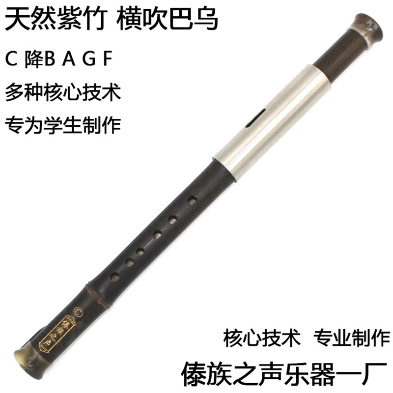 紫竹巴乌 横吹 k初学练习 儿童学生教学 g f c 降 a调